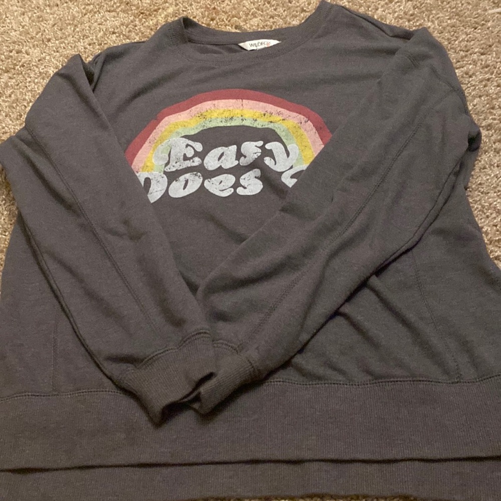 Wild fox slogan sweater